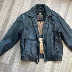 Vintage Distressed Marc New York Leather Jacket